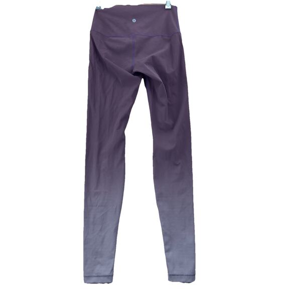 lululemon Wunder Under Women's High Rise Leggings Purple Ombre Boysenberry 8 - Picture 1 of 4